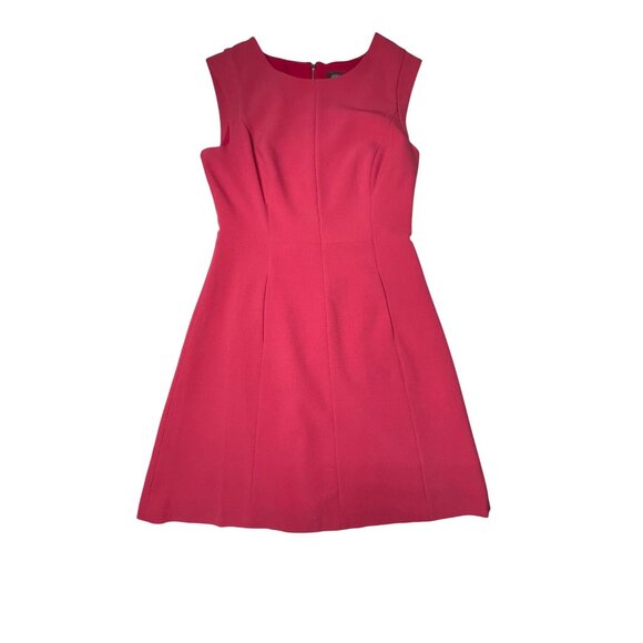 Vince Camuto Size 8 Dress Sleeveless Pink A-Line Classic Summer Women's Midi - Picture 13 of 16